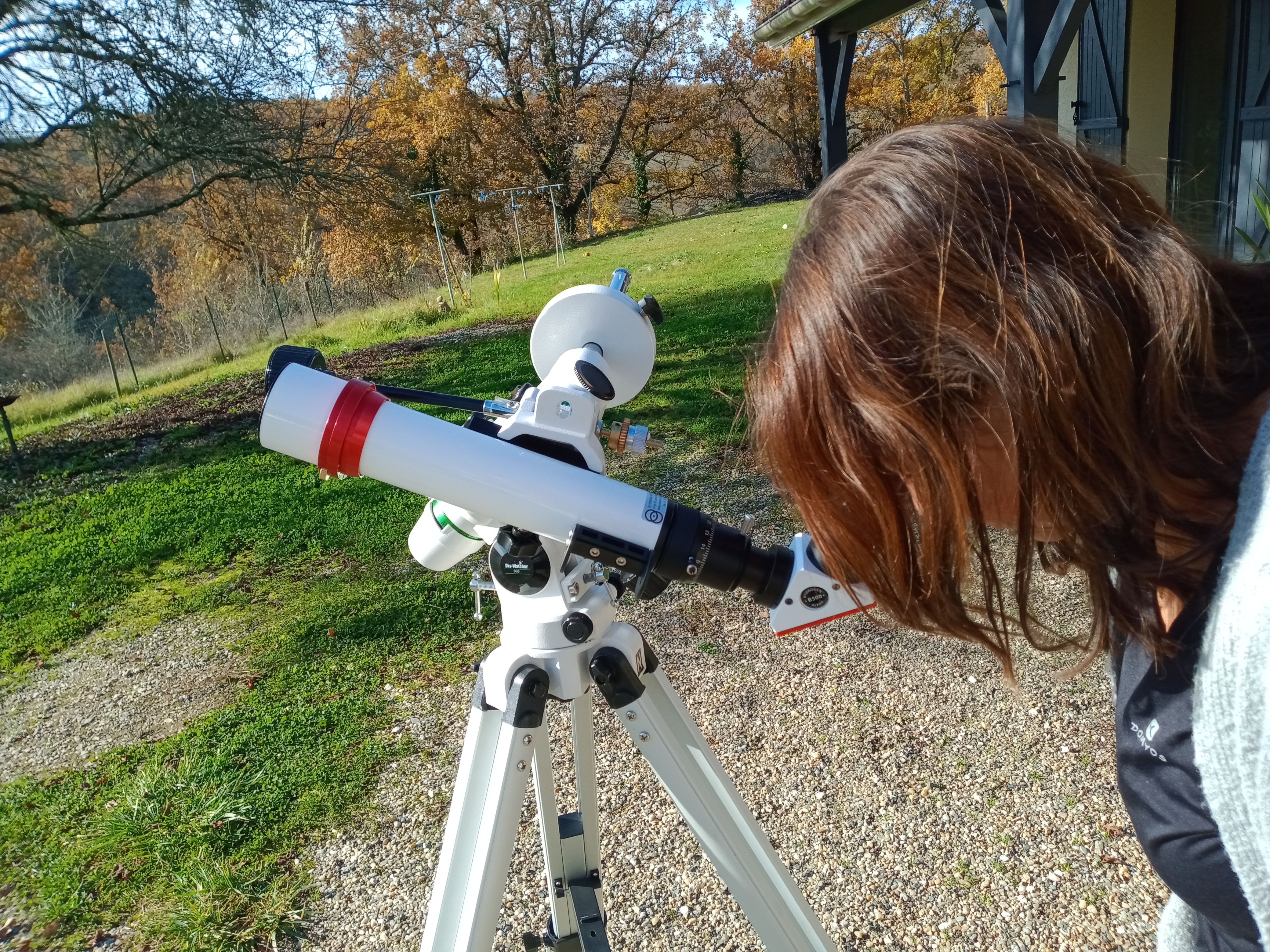 Atelier astronomie, observation du Soleil