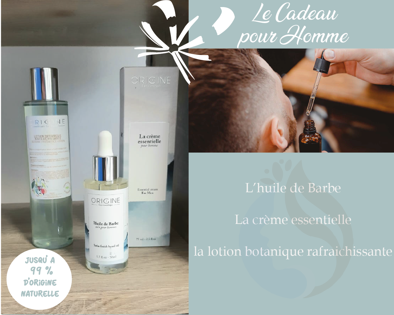 Idée cadeau pour homme: soin visage et de la barbe