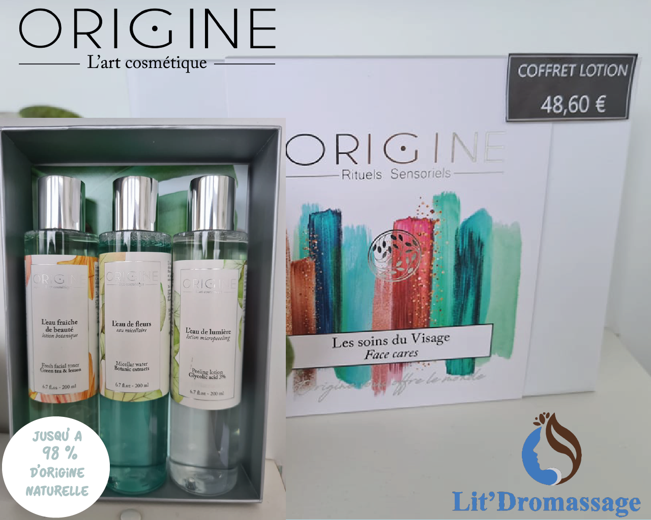Coffret cadeau Soins visage 3 lotions