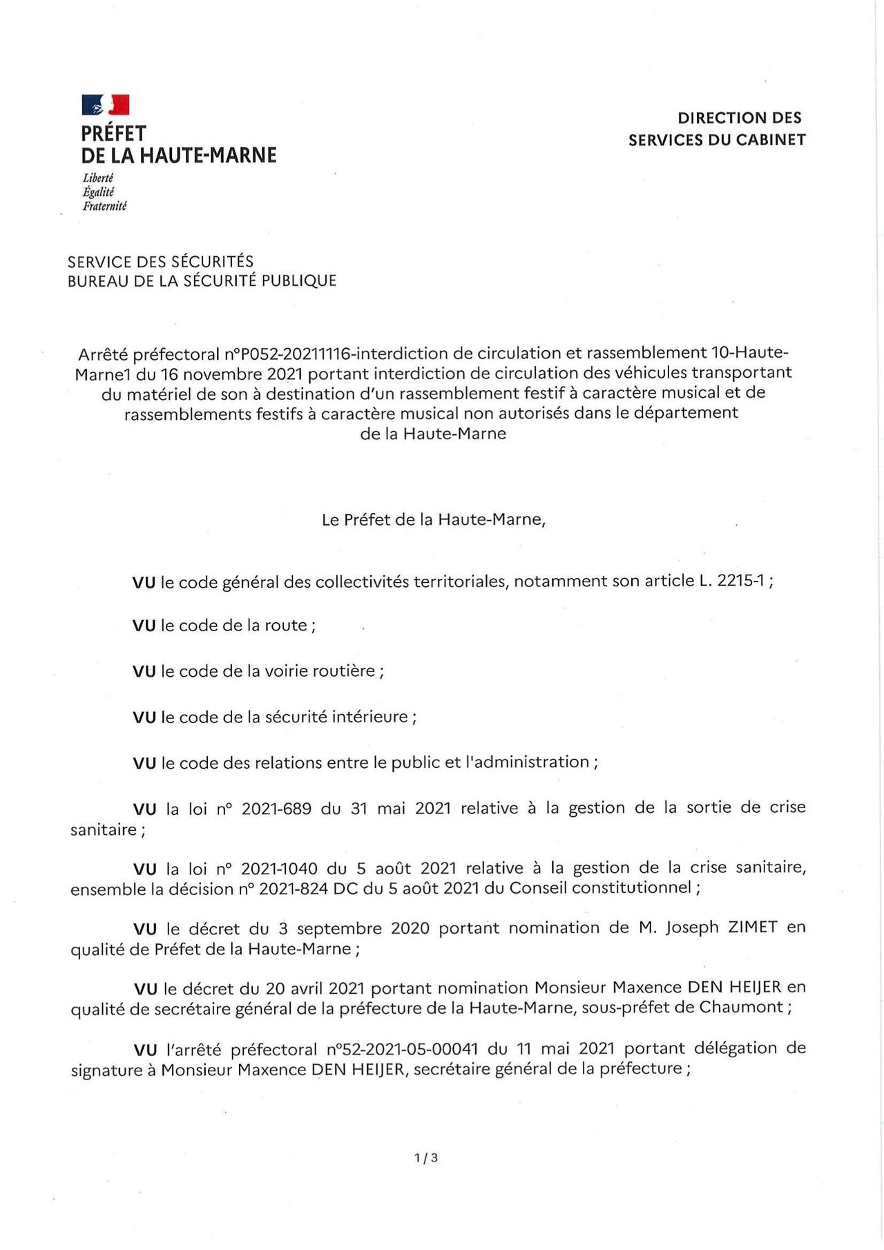 Arr-t-prefectoral-n-P052-2021116-interdiction-de-circulation Page 1