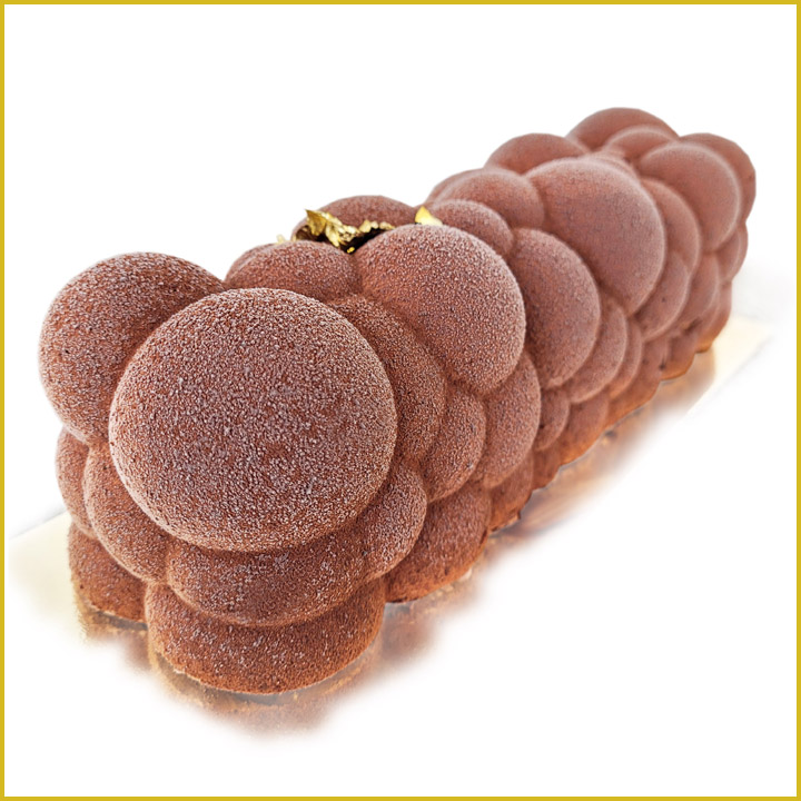 Buche choco 8parts dore