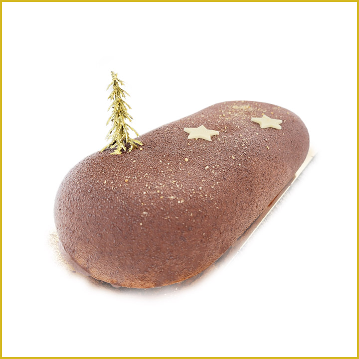 Buche choco 4parts dore