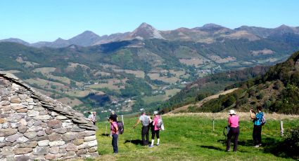 Gite buron cantal auvergne groupe arriere