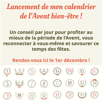 Calendrier de l'Avent Bien-être