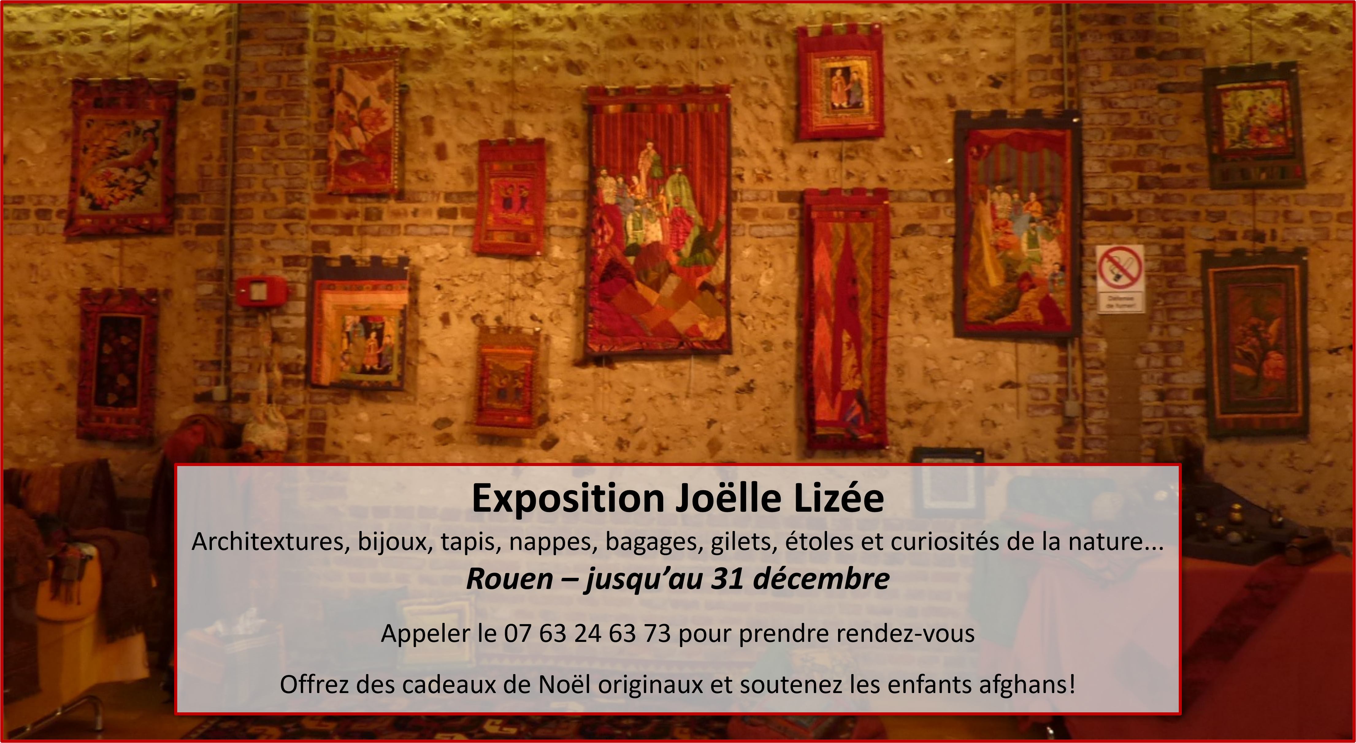 Décembre 2021 : Exposition de Joëlle Lizée