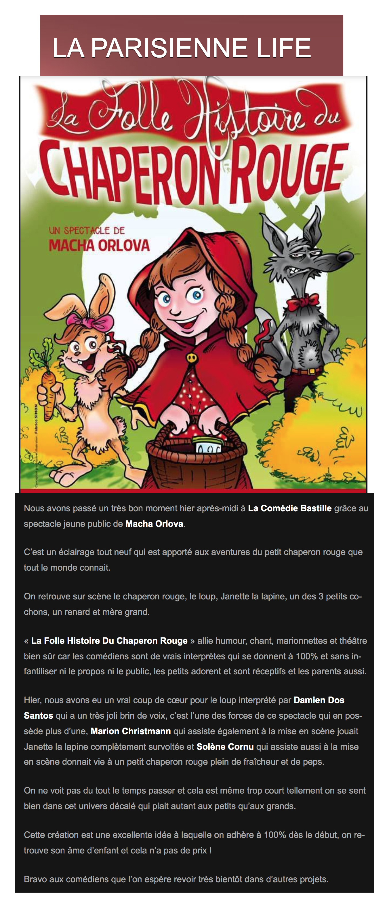 Presse chaperon 2