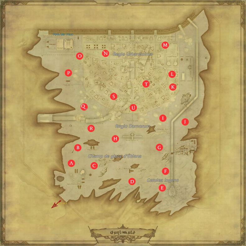 FFXIV map mobs Garlemald