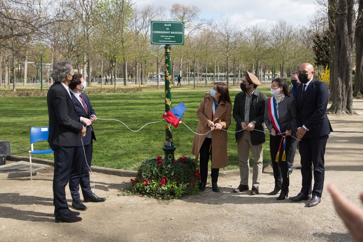 Une allée pour honorer le Commandant Massoud