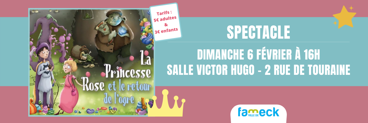 Spectacle : La princesse rose et le retour de l'ogre