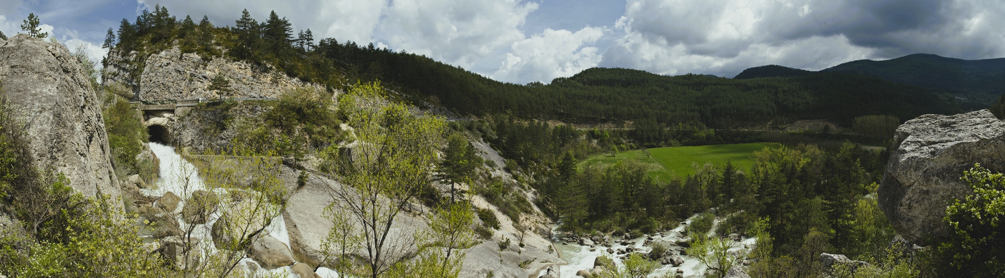 Le saut de la drome graver