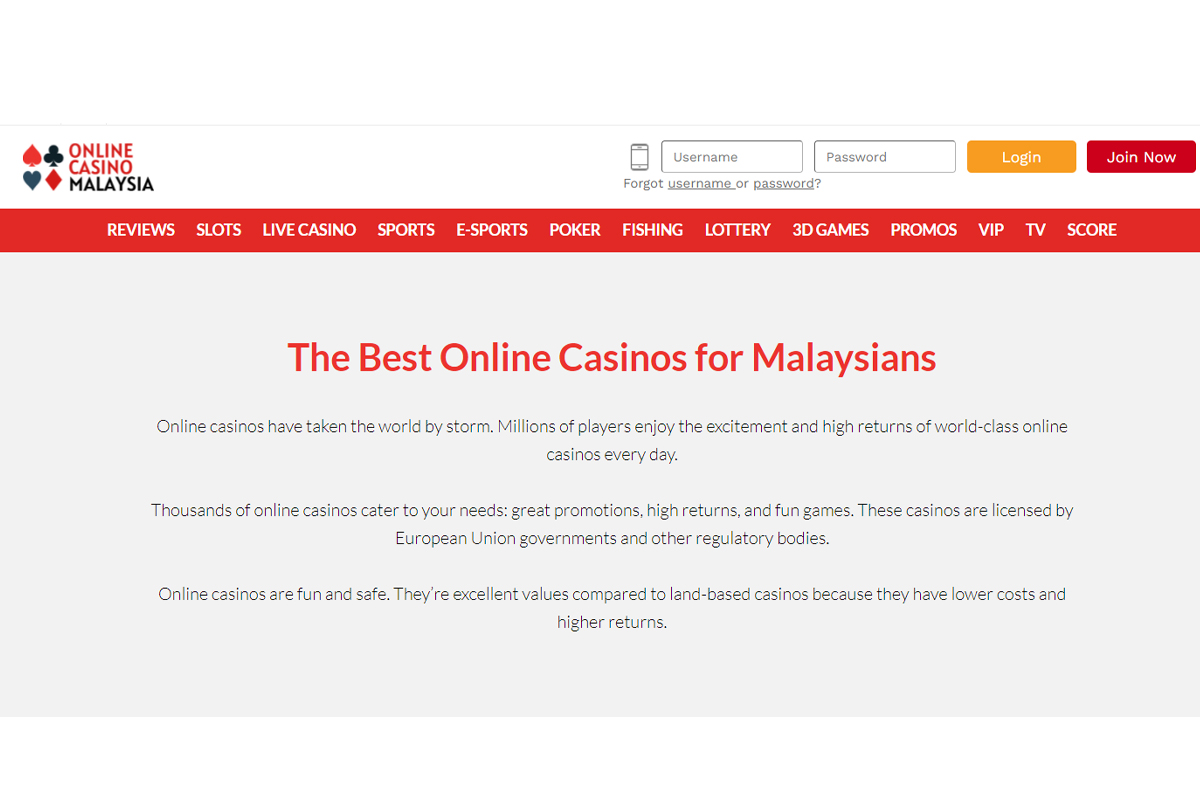 Background online casino malaysia