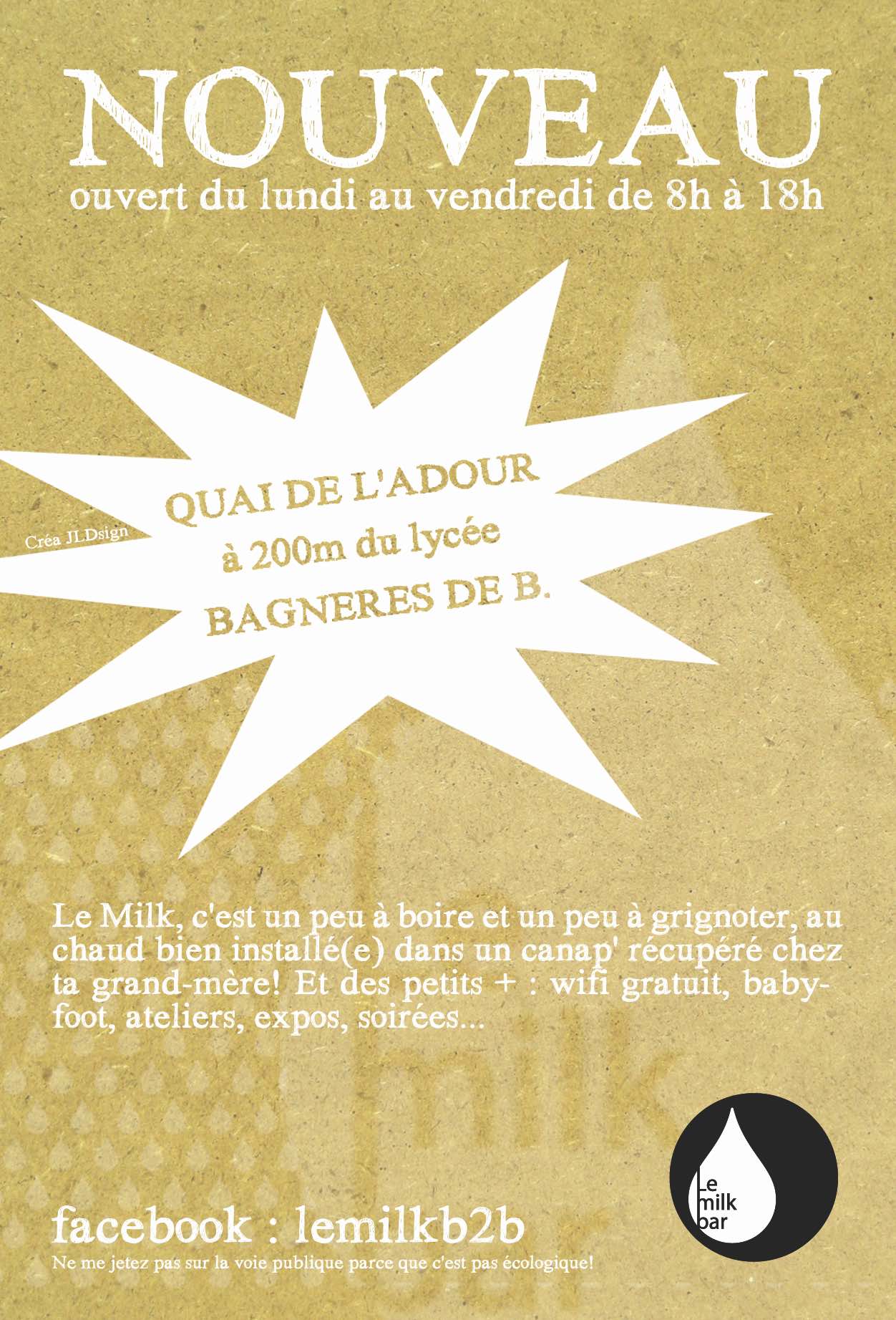 Flyer a6 le milk verso