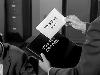 Twilight zone to serve man