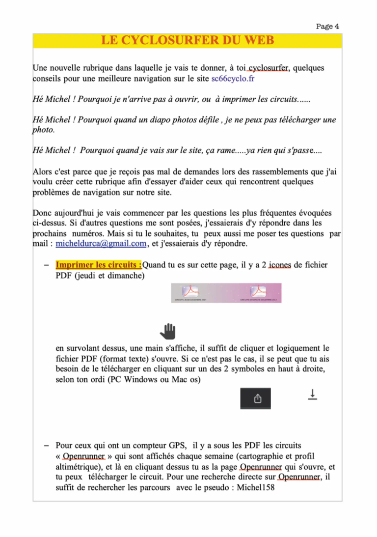 Roue libre page 4