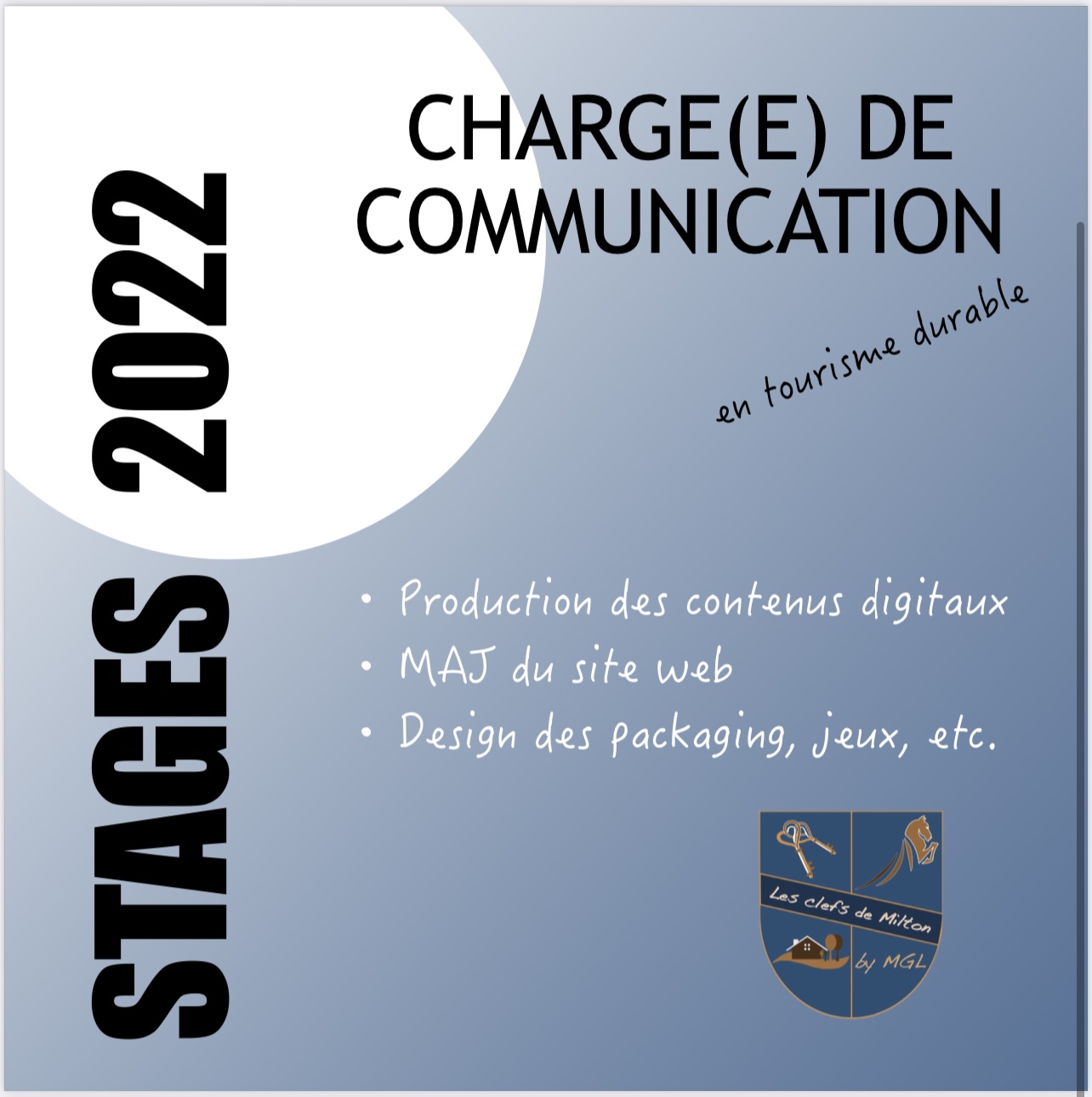 offre de stage chargée de communication