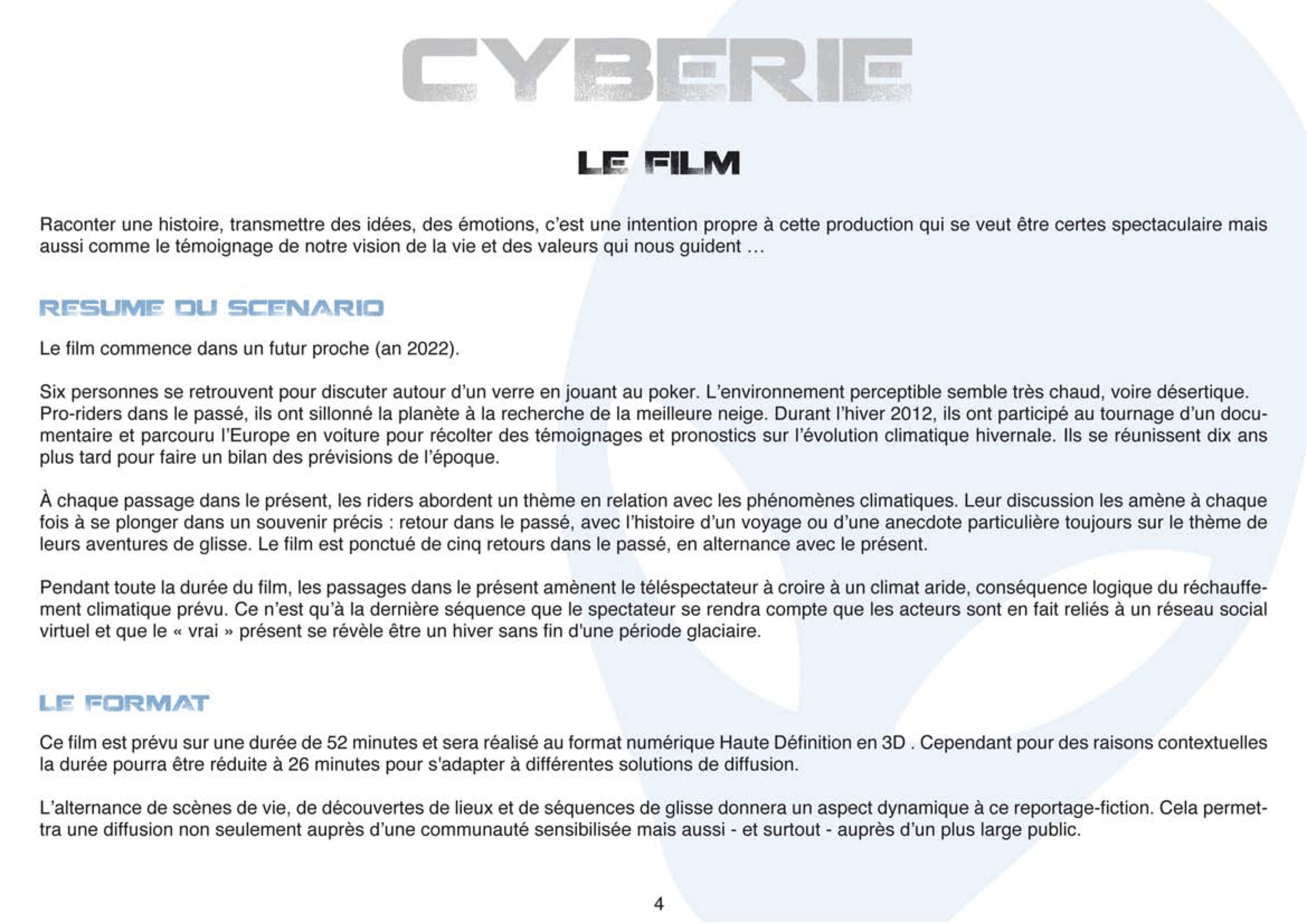 Dossier de pre sentation cybe rie3d4