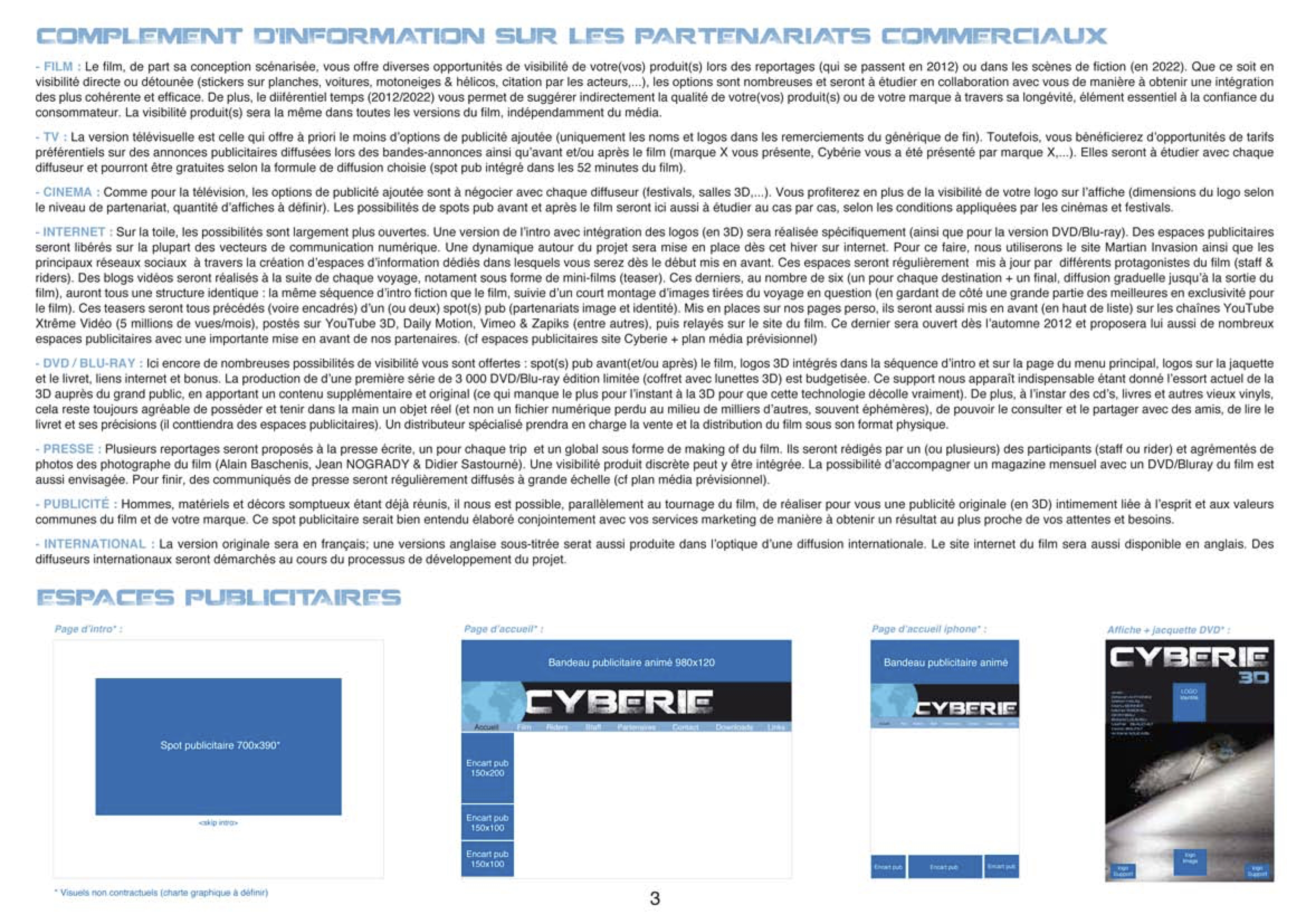 Offres de partenariat cybe rie3d3