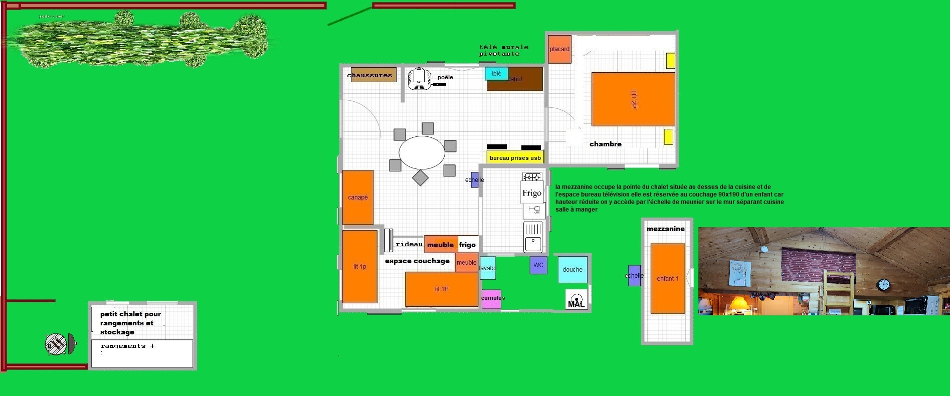 Plan chalet