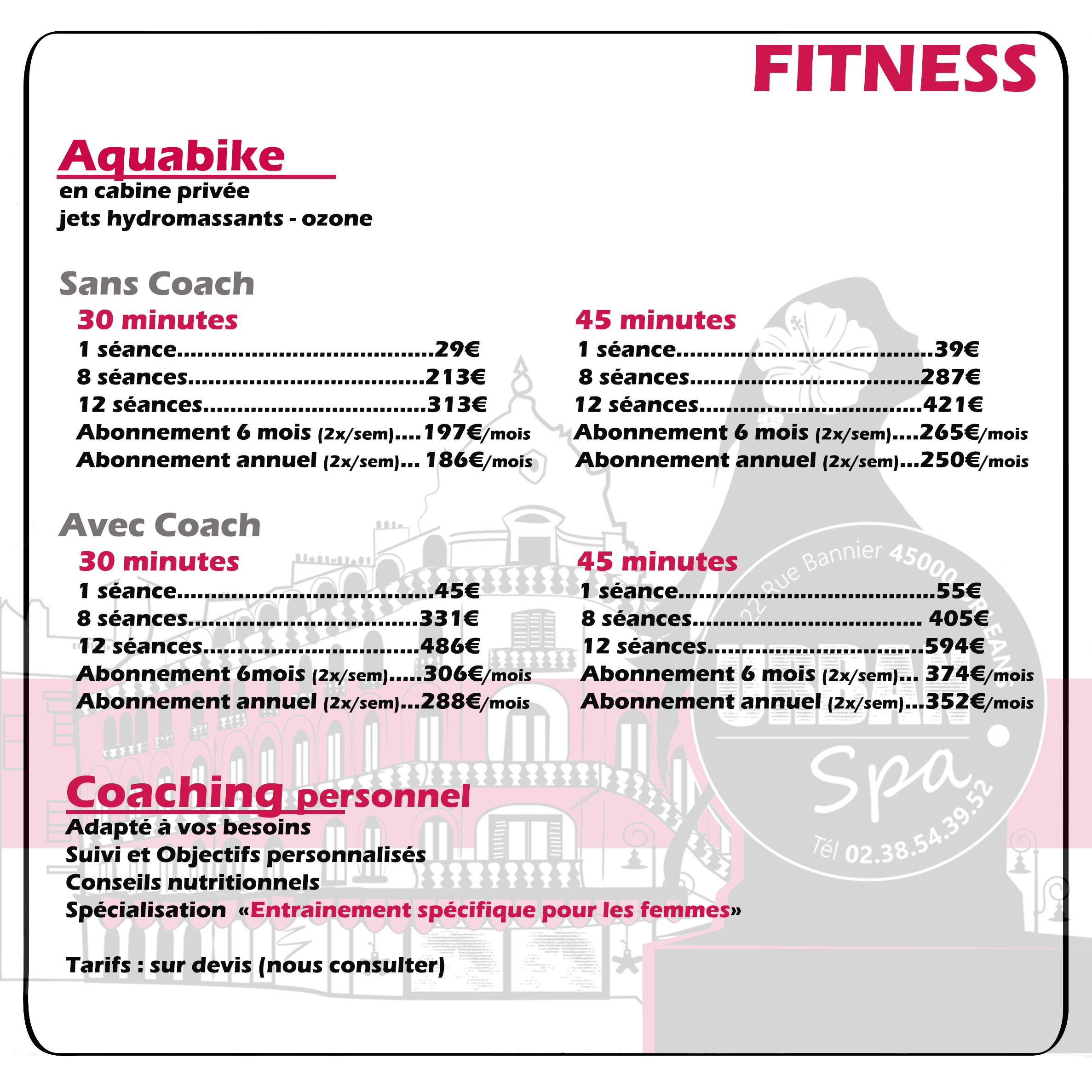 Urban spa fitness