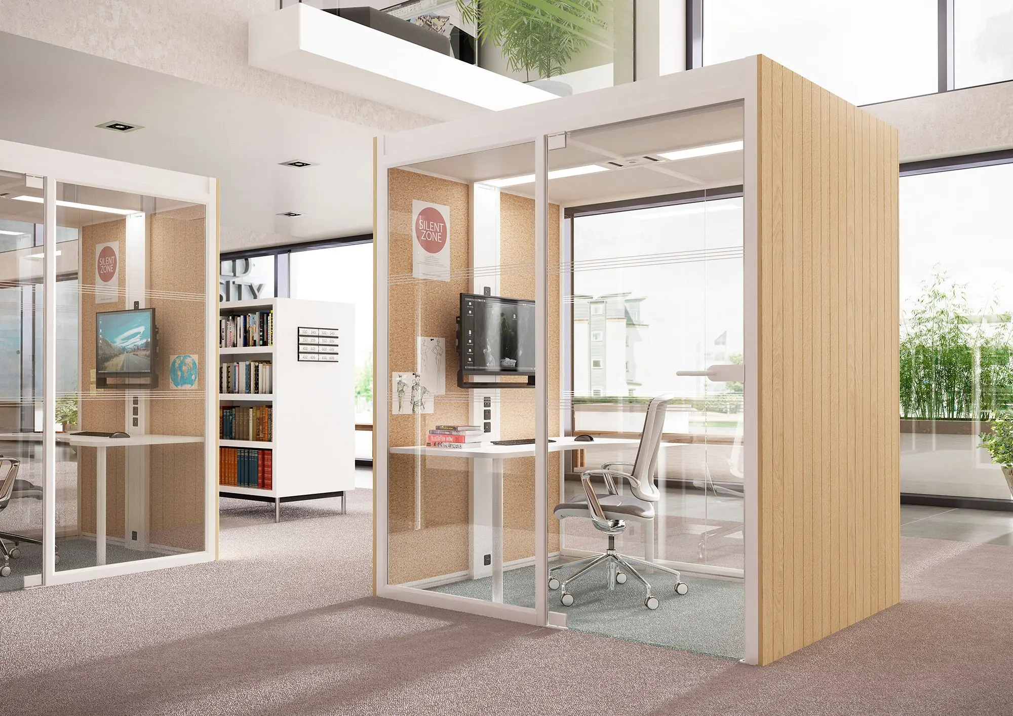 Cabines-acoustiques-ou-phone-box-solution-disolation-en-flex-office-pour-telephoner-2