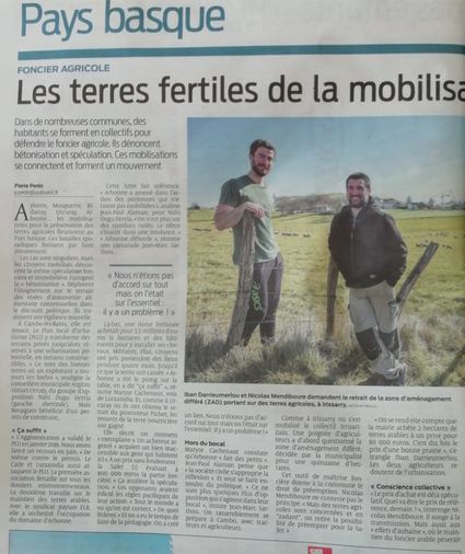 Les terres fertiles de la mobilisation citoyenne au Pays Basque / Sud Ouest 15 02 22