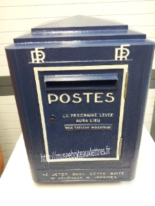 urne boite aux lettres ptt bleu location mariage