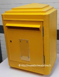 urne boite aux lettres ptt jaune pour votre mariage