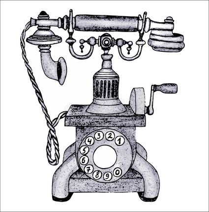 Old-phone-pencil-drawing-white-background-48665220