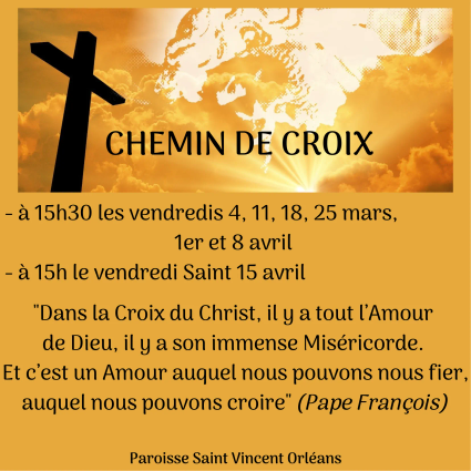 Chemin de croix st vincent orleans 2022