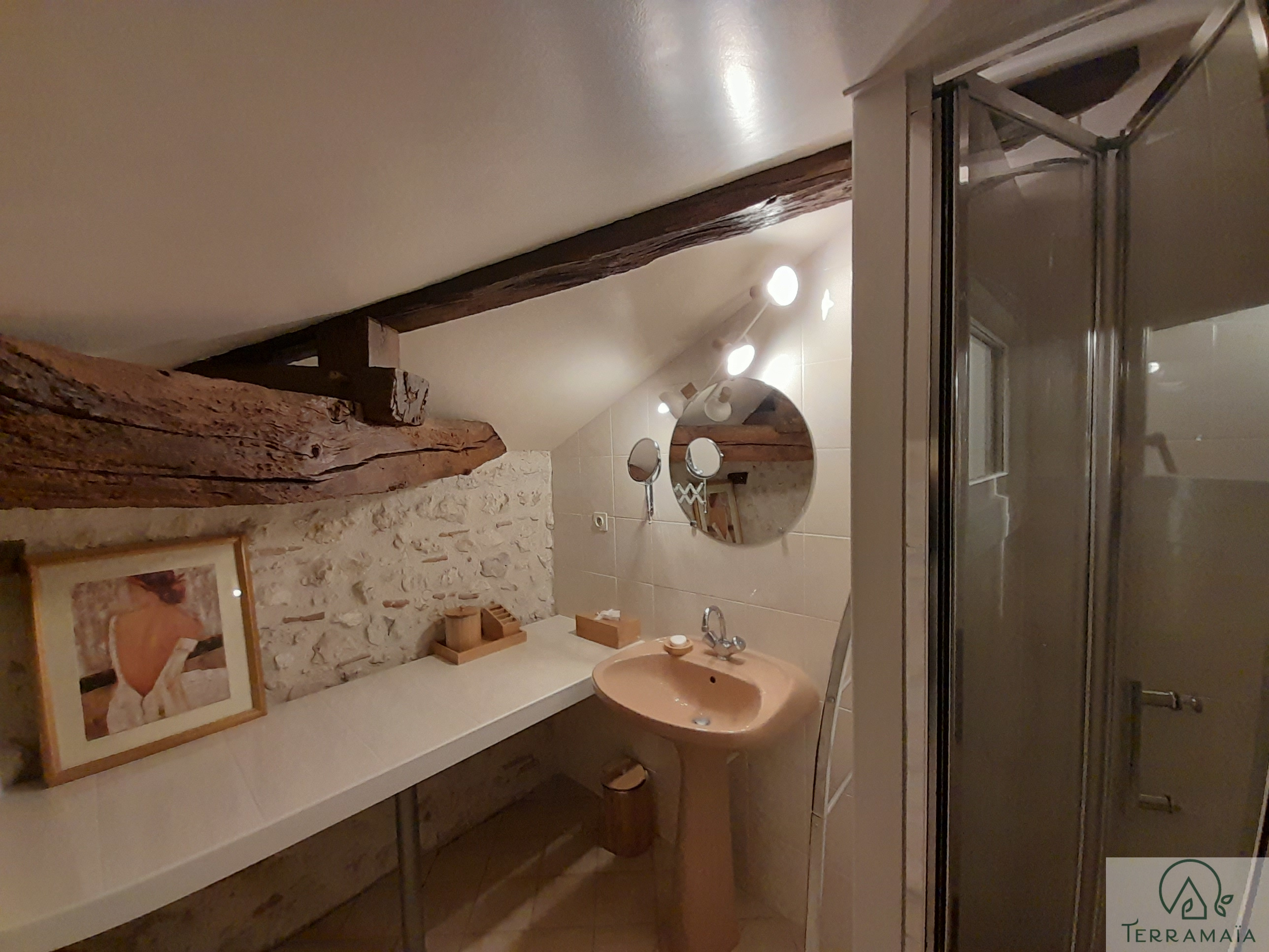 Terramaia salle deau chambre d hotes aubier