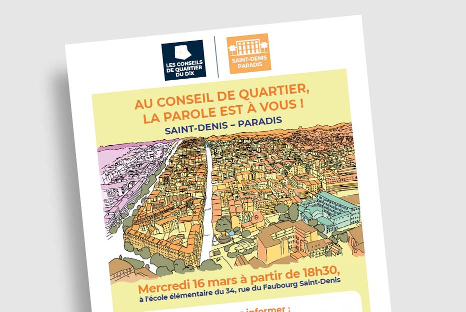 Réunion du Conseil de quartier St-DENIS/ Paradis