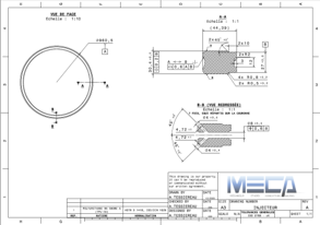 Plan de specification joint radial sas meca ingenierie mecanique a limoges