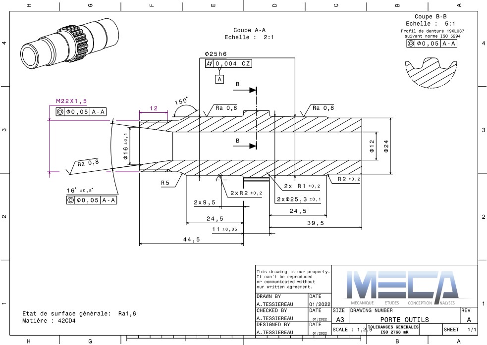 Porte outils sas meca ingenierie mecanique a limoges image