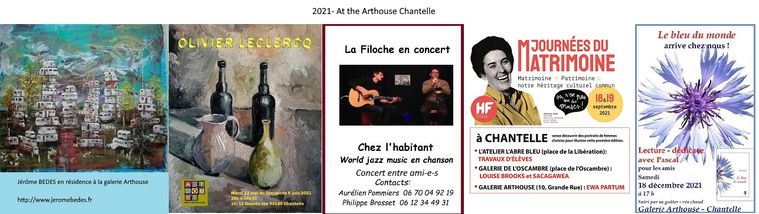 Petits plaisirs culturels souvent "entre ami-e-s" en 2021 à Arthouse Chantelle
