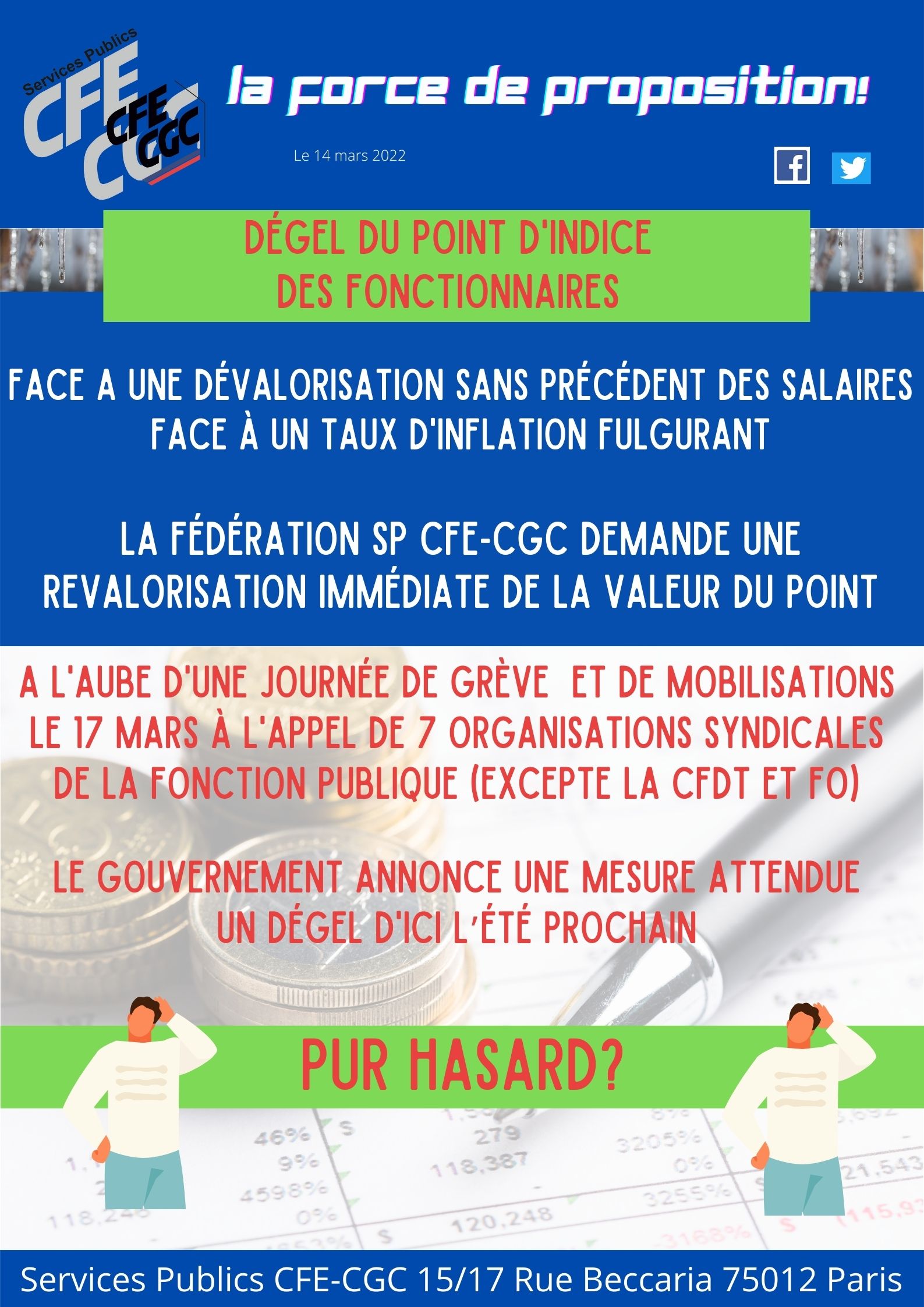 tract sur le dégel du point d'indice