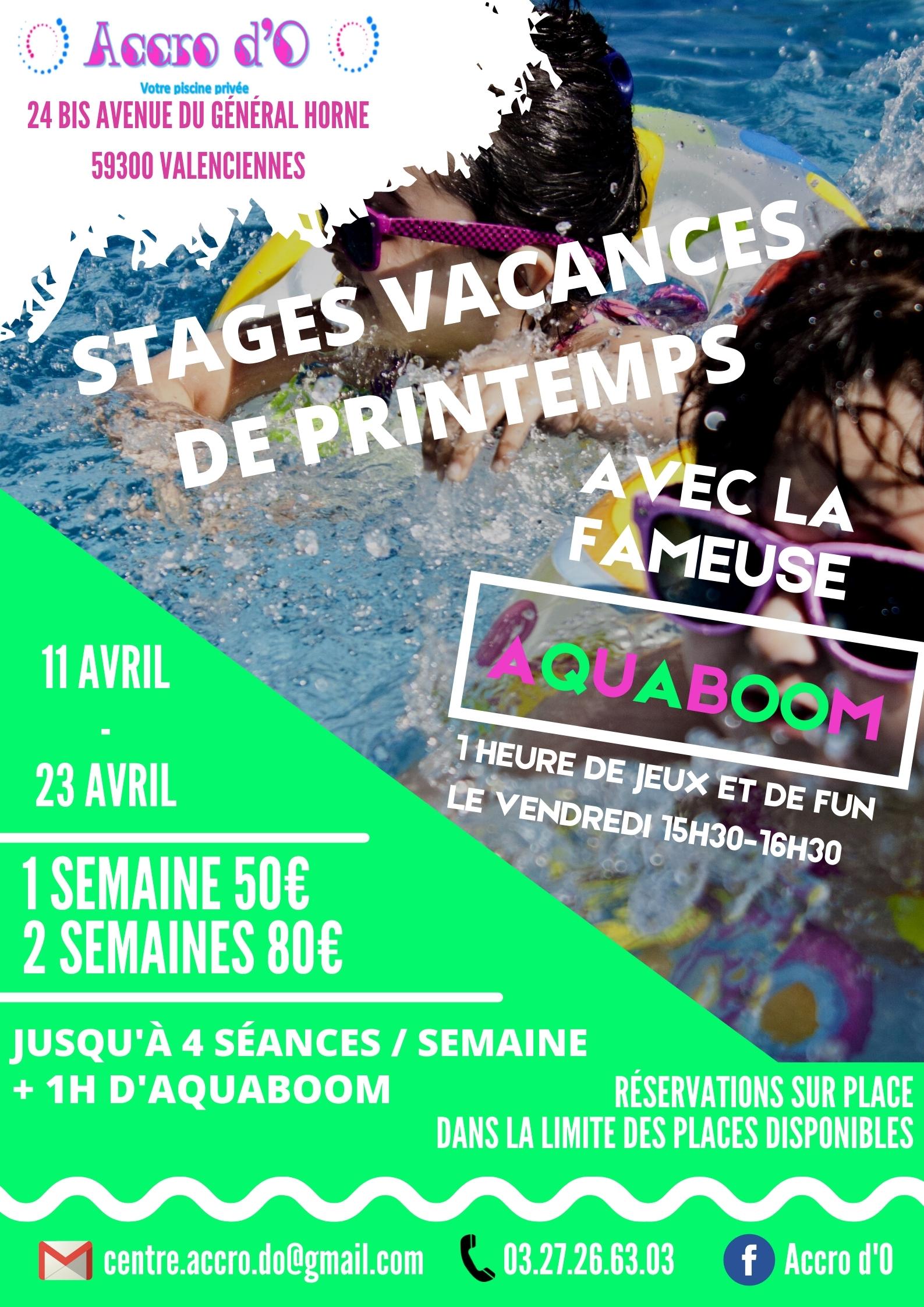 Stages vacances