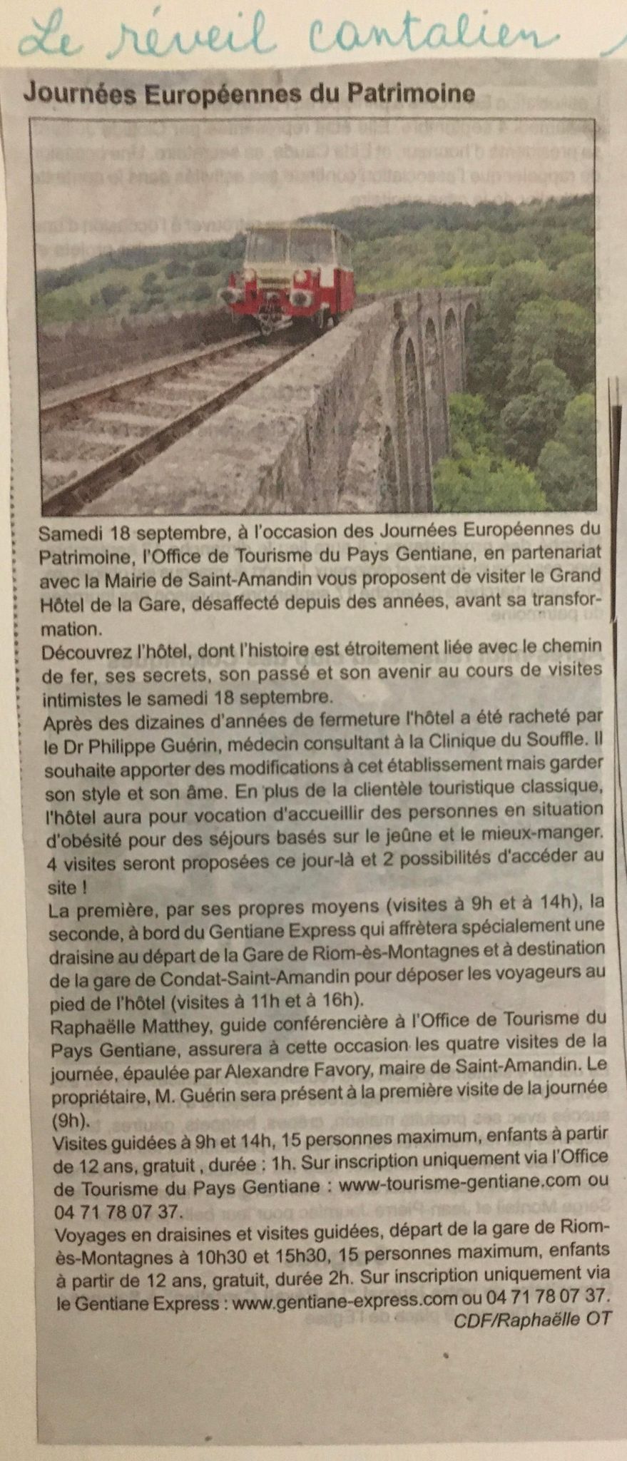 Article journal reveil jep