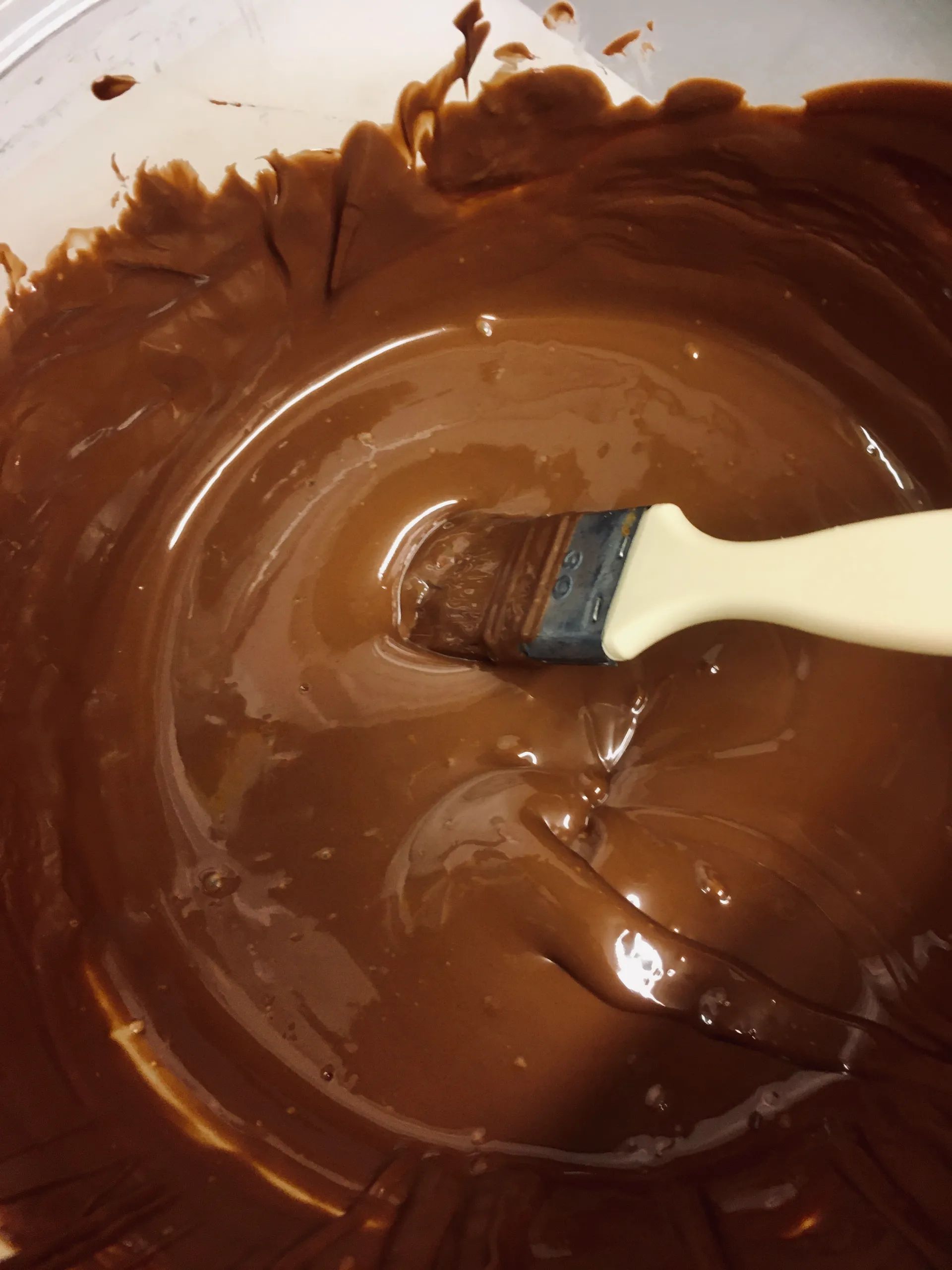 Preparation dome chocolat