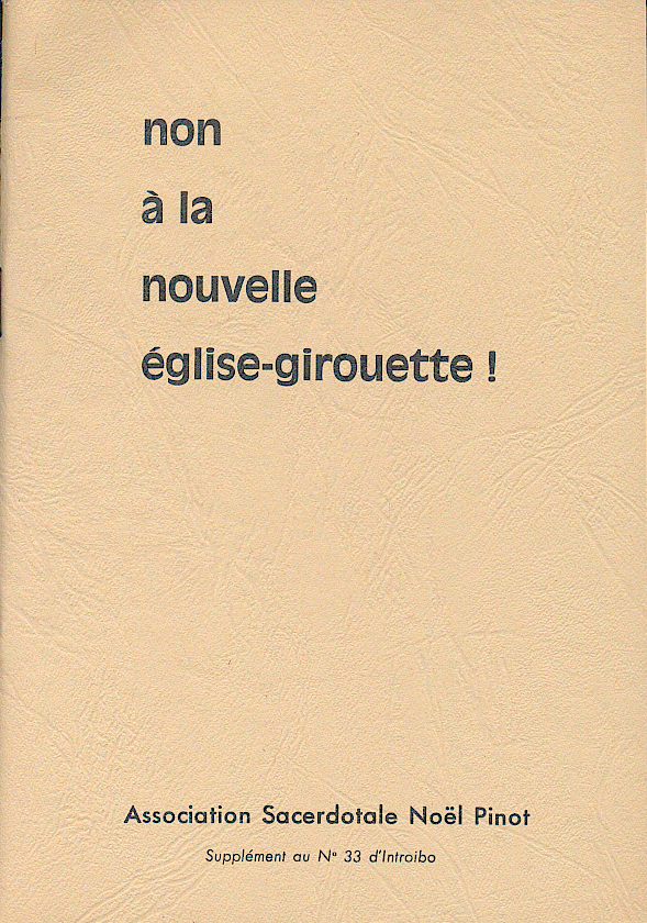 Non à la nouvelle église girouette