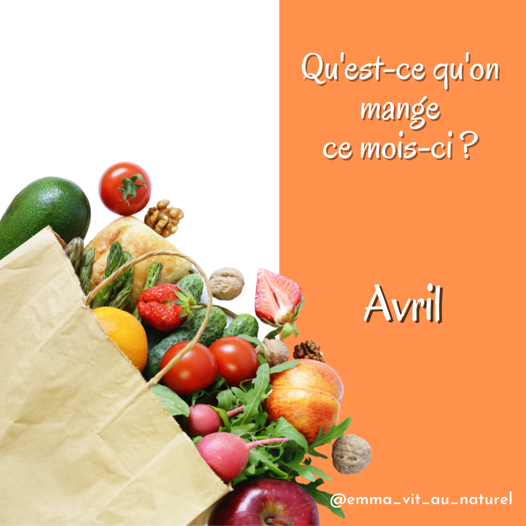 Fruits et légumes d'Avril