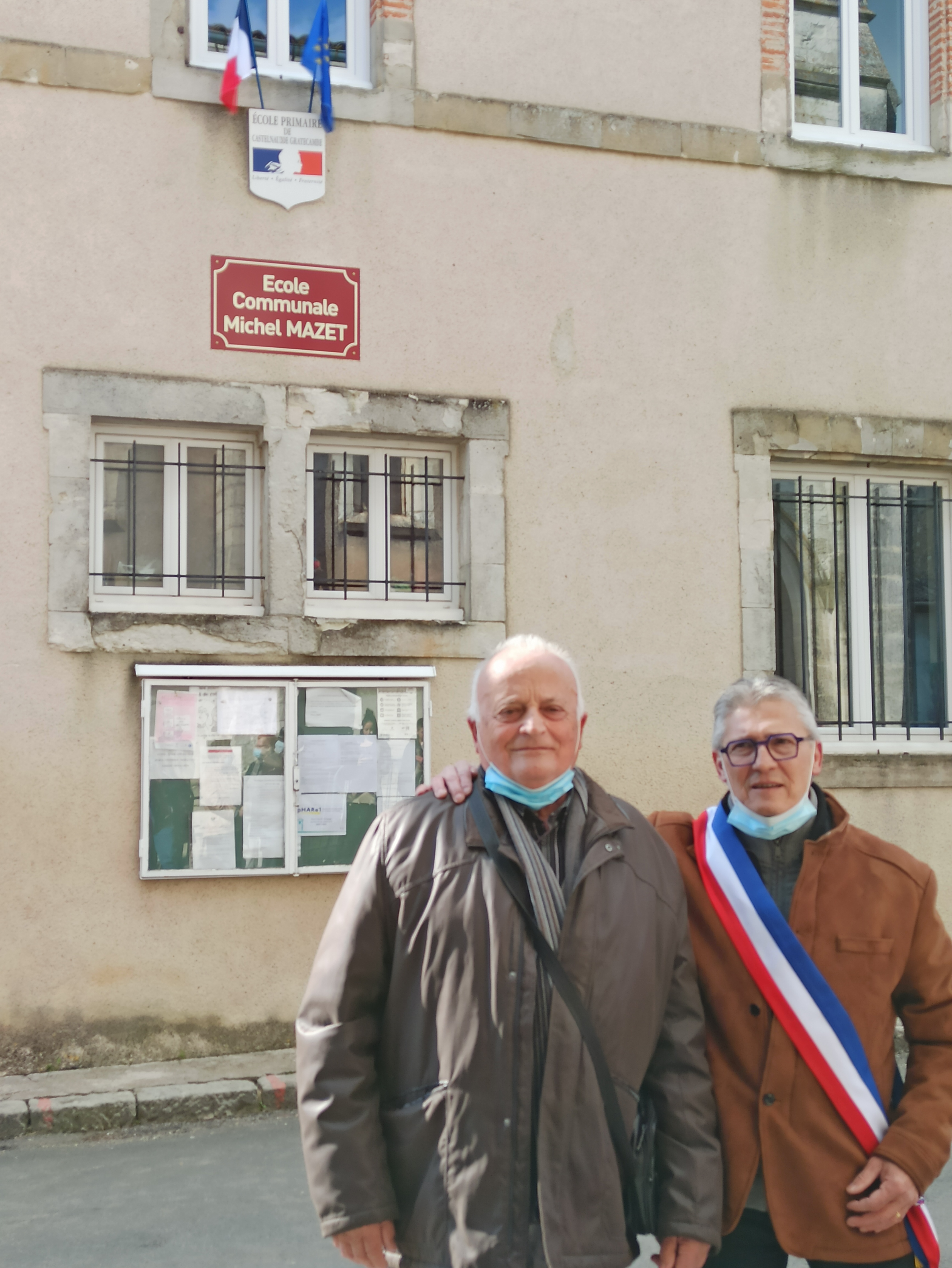 Inauguration de l'ecole communale