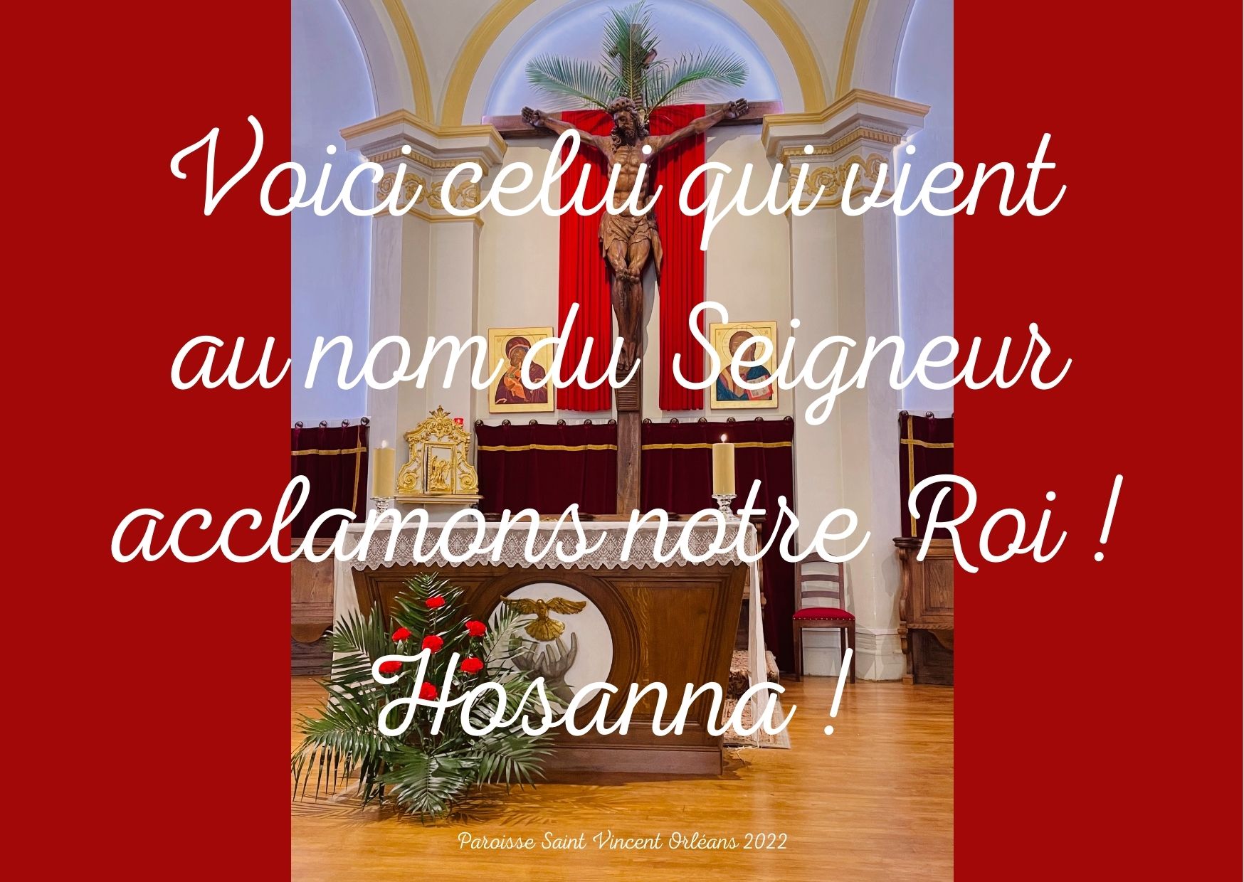 Dimanche des rameaux st vincent orleans 2022