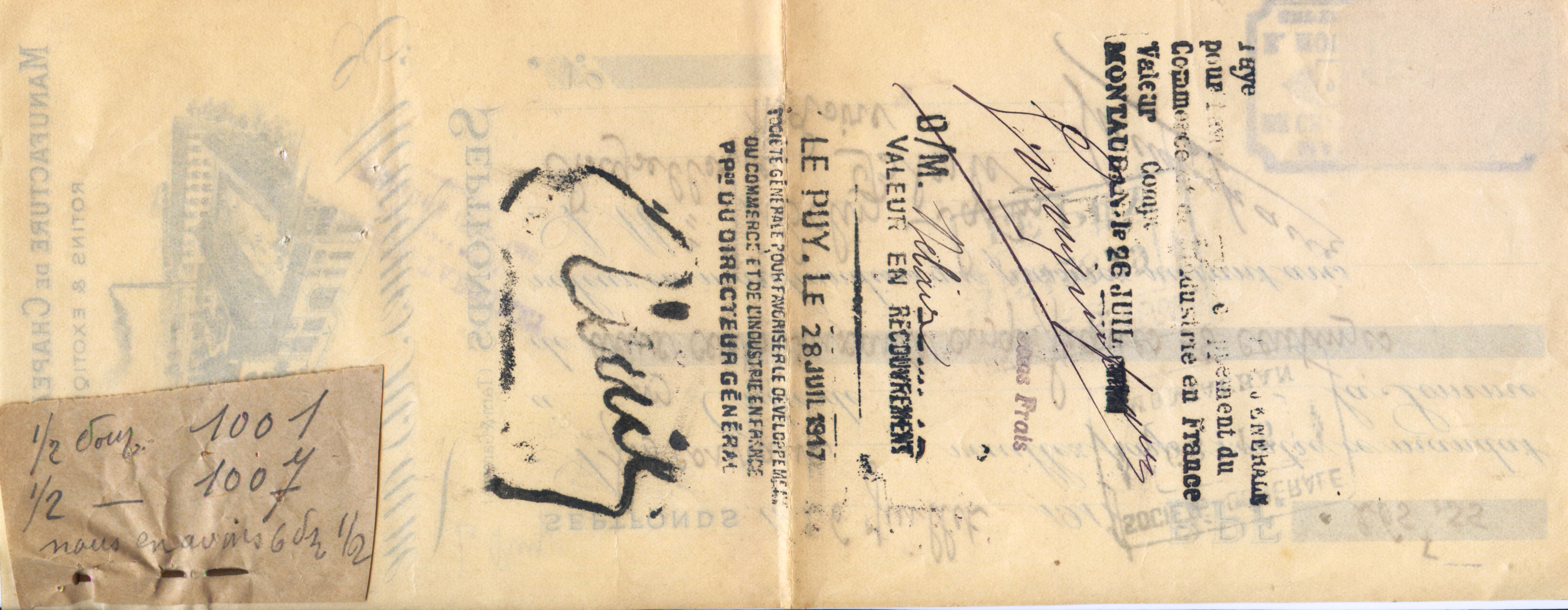 Mourgues e fils aine 1917 5 v 