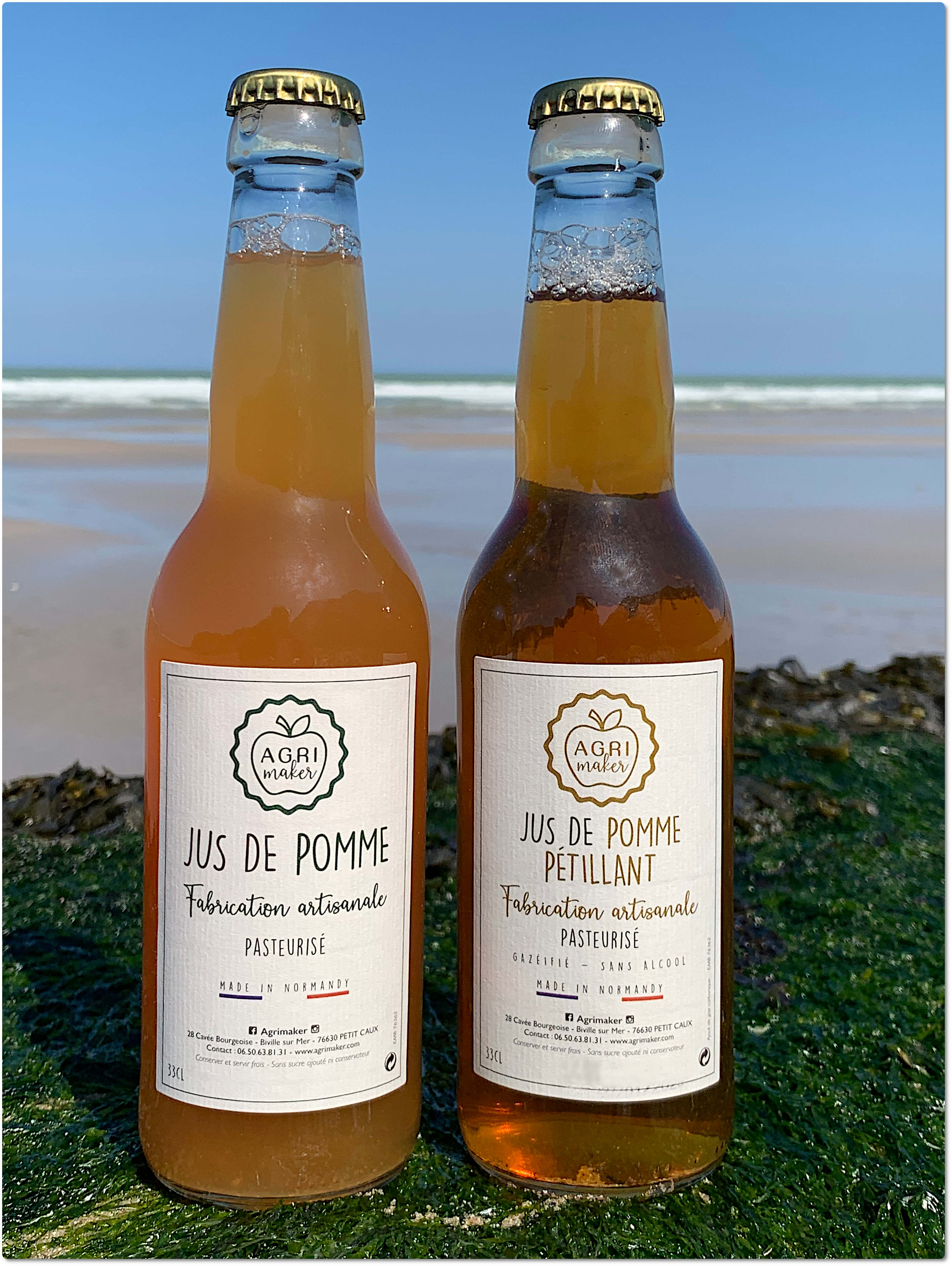 jus de pomme cidre vinaigre de cidre produit artisanal local naturel circuit court jus de fruit plat et petillant sans alcool 
normandie