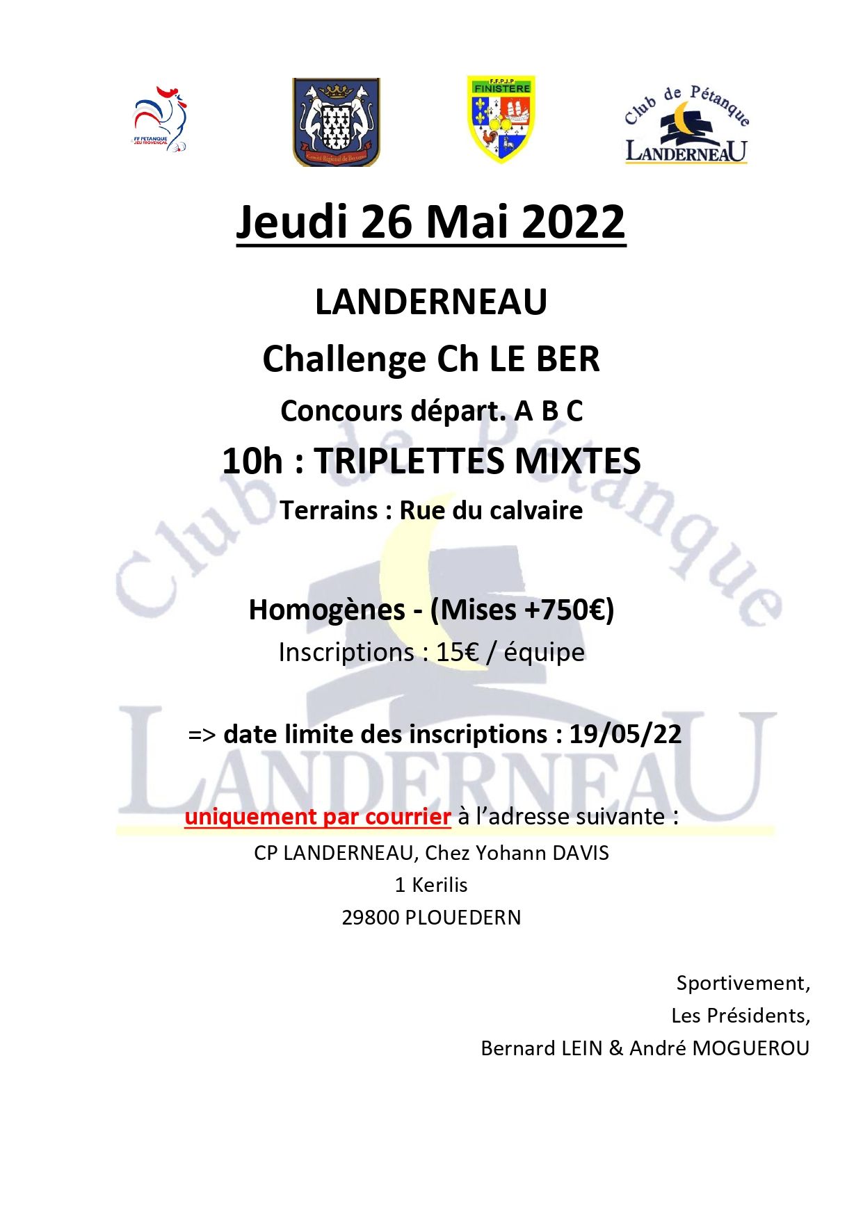 Challenge Le Ber - Landerneau