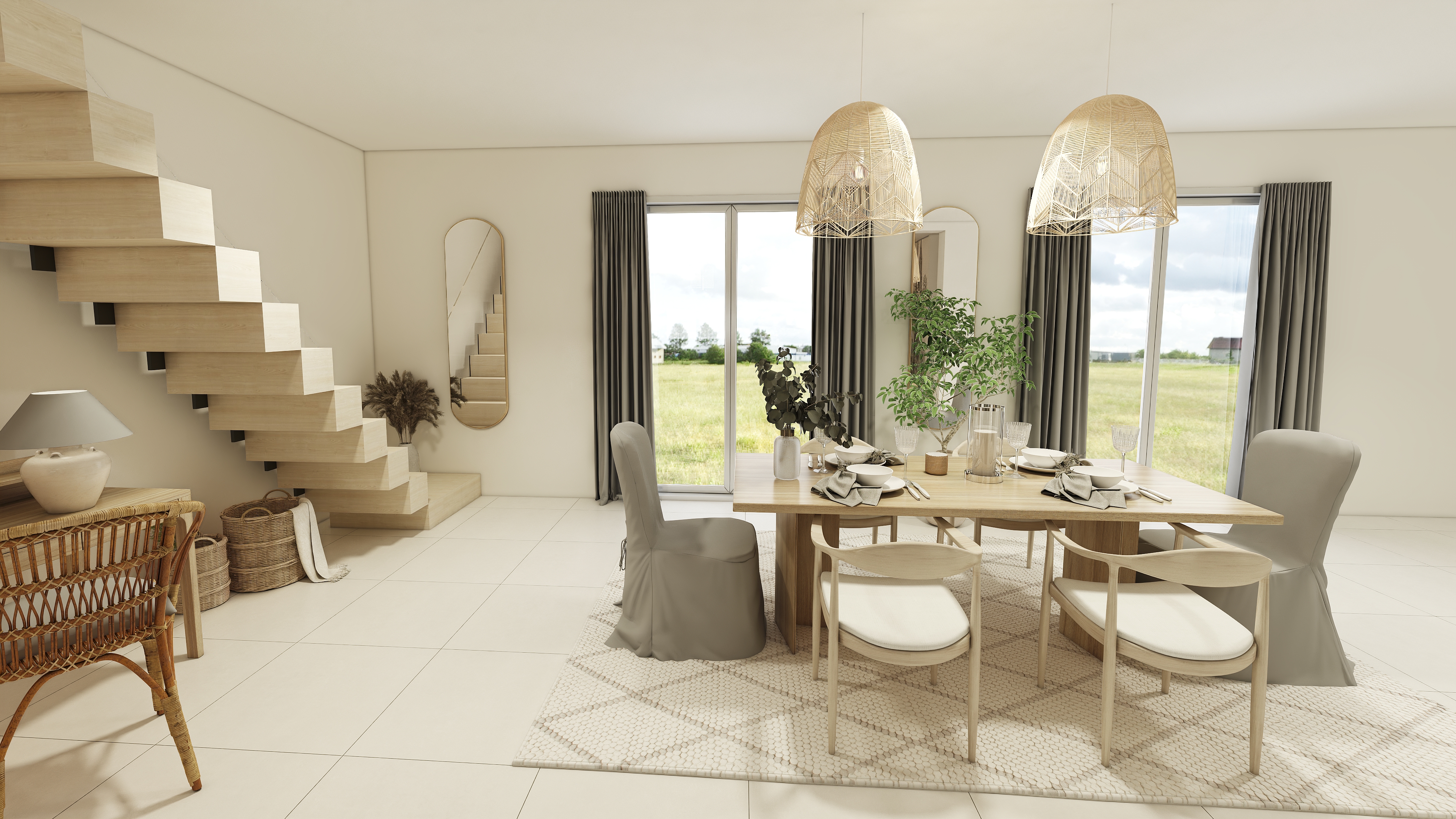 Salle a manger vue 1