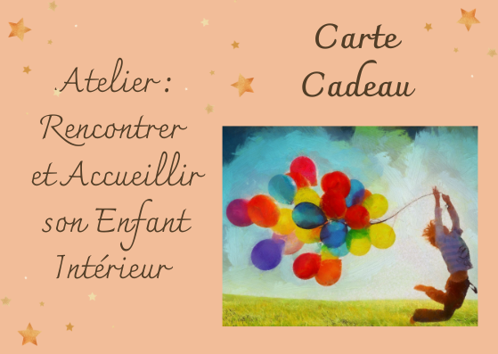 Carte cadeau, Enfant Intérieur, Amélie Thérapie, Bruz, Rennes