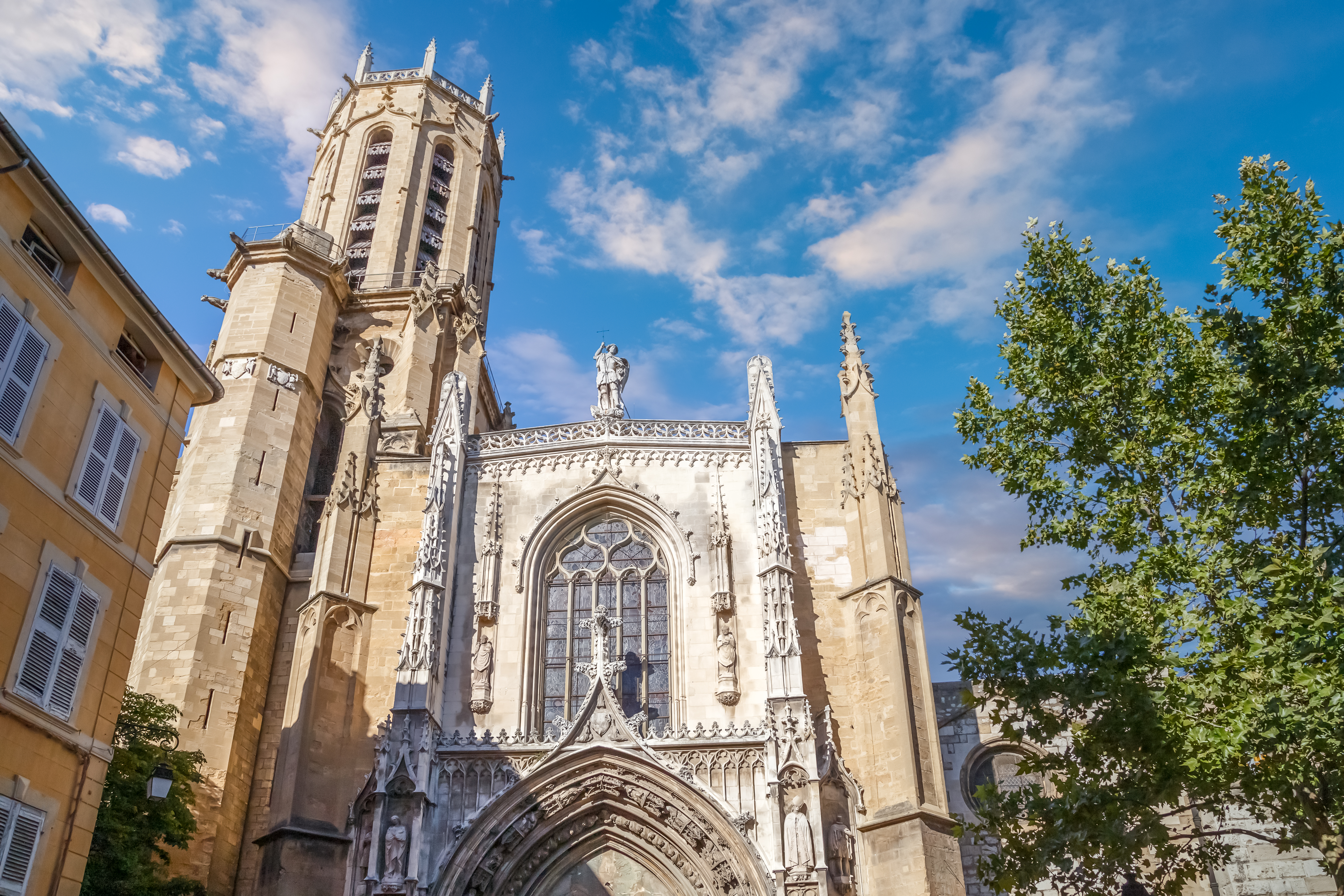 Cathedral saint sauveur in aixenprovence religious landmark national monument of france