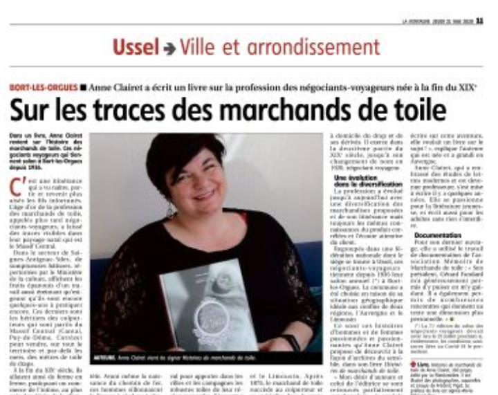 Article marchands de toile