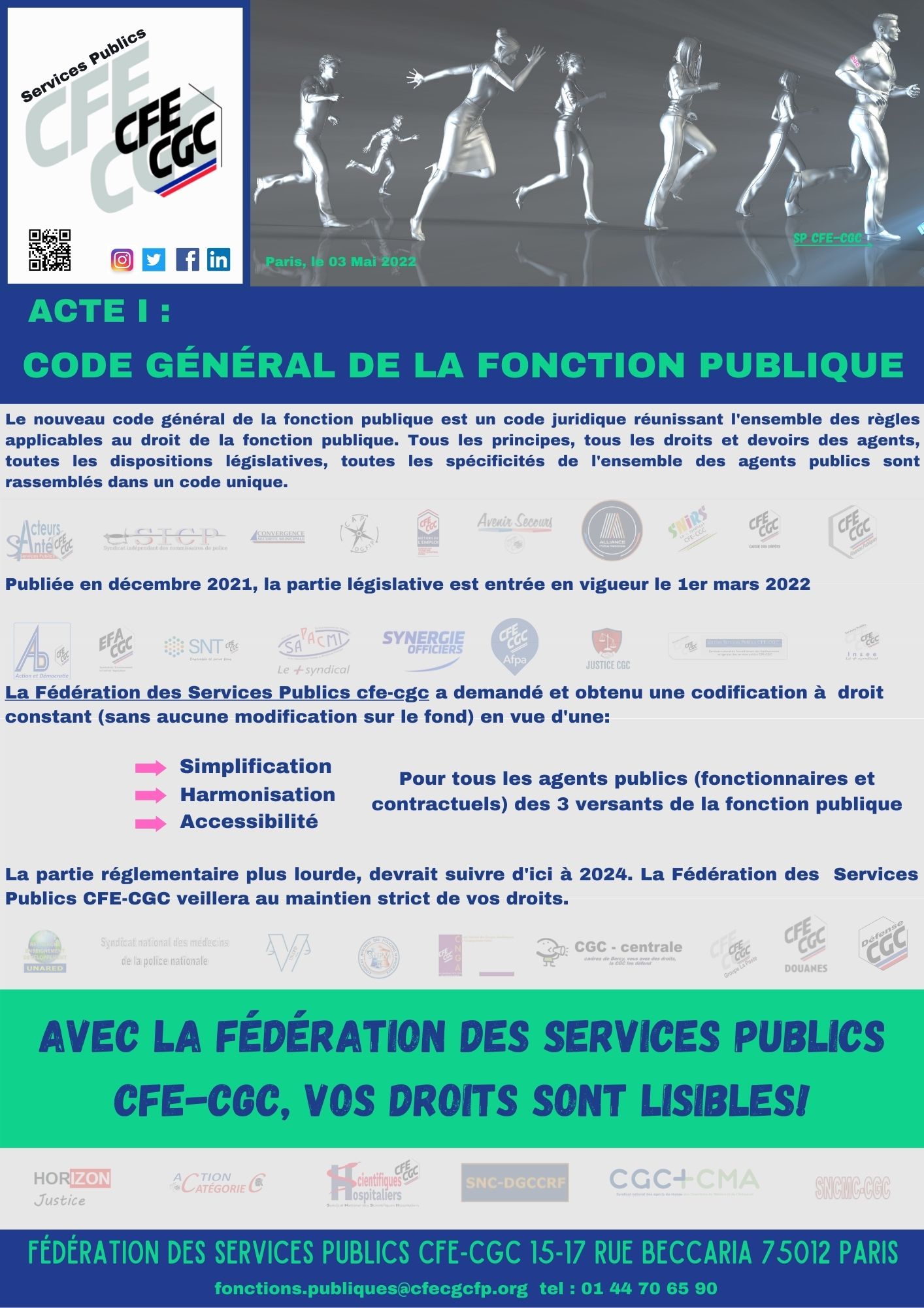 ACTE I: CODE GENERAL DE LA FONCTION PUBLIQUE